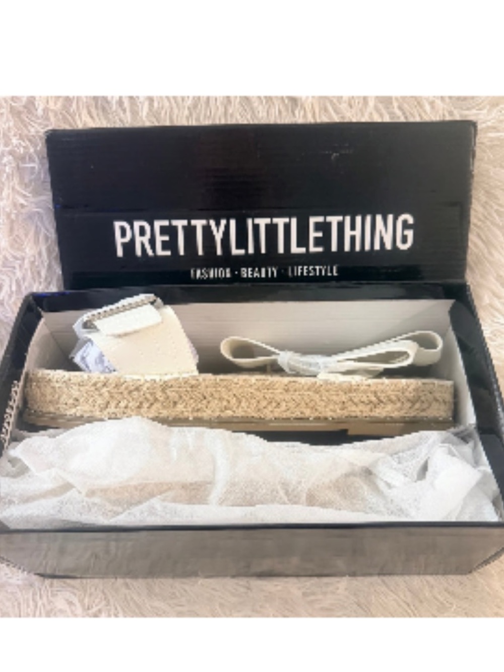 Women’s White Croc Buckle ankle strap platform Sandals size 7 - Picture 5 of 8